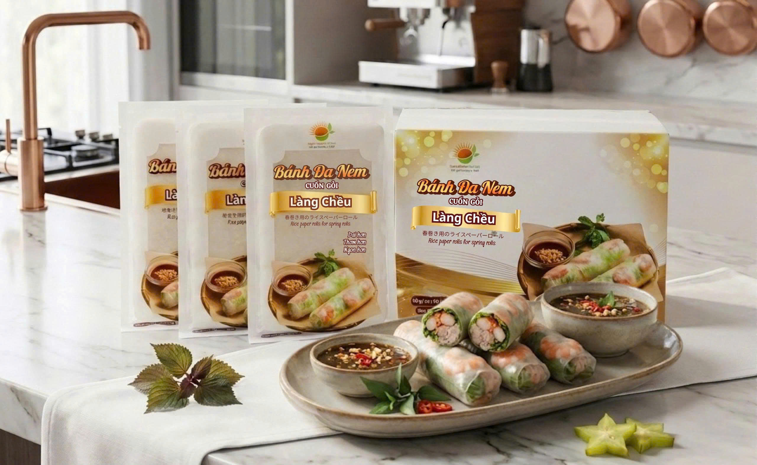 Bánh đa nem cuốn làng Chều
